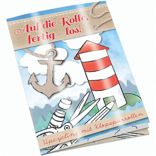 Upcycling-Heft - Toilettenpapierrollen - neutral (Bild 1)