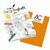 Malbuch / Mal-Set A6 - Recycling - Malbuch mit 2-c Logoeindruck (Bild 2)