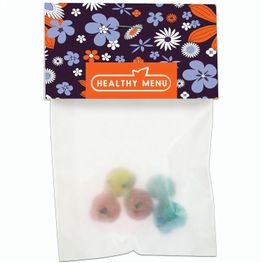 Bunte Mini Flower-Balls mit Samen