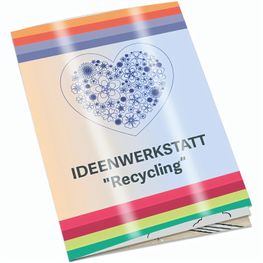 Upcycling-Set - Zeitungspapier - individuell 4/0-c