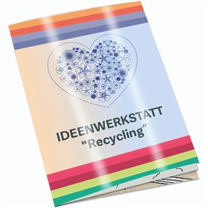 Upcycling-Set - Zeitungspapier - individuell 4/0-c