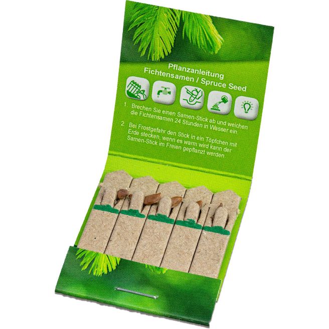 Produktabbildung Samen-Stick - Standardmotiv Fichte - Standardmotiv Samen-Stick - Standardmotiv Fichte - Standardmotiv