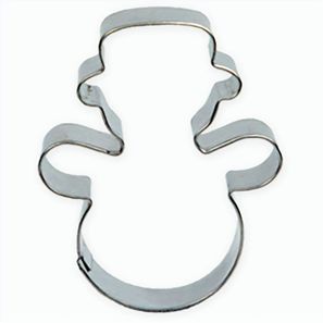 Backförmchen Single-Pack - Weihnachten - Schneemann 4/0-c, Lasergravur