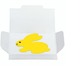 Samenpapier in Klappkärtchen - Ostern - Häschen