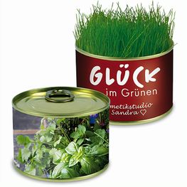 Natur-Konserve mit Samen - Kräutermischung