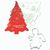 Backförmchen mit Rezeptblock Tannenbaum - Engel - in weihnachtlicher Mappe (mit 1c-Logoeindruck) (Bild 3)