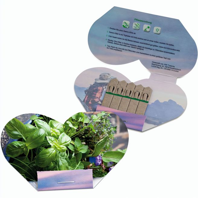 Produktabbildung Samen-Stick - Herz - Kräutermischung Samen-Stick - Herz - Kräutermischung