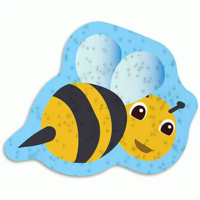 Samenpapier lustige Tierchen - Biene Brummi