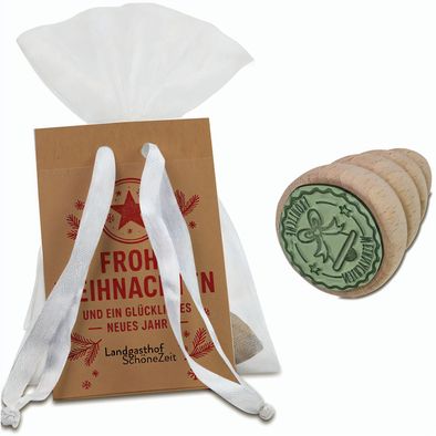 Produktabbildung Holz & Herz Festtagsstempel - Druck individuell 4/4-c Holz & Herz Festtagsstempel - Druck individuell 4/4-c