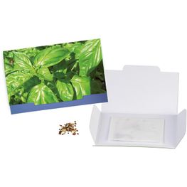 Flower-Card mit Samen - Basilikum