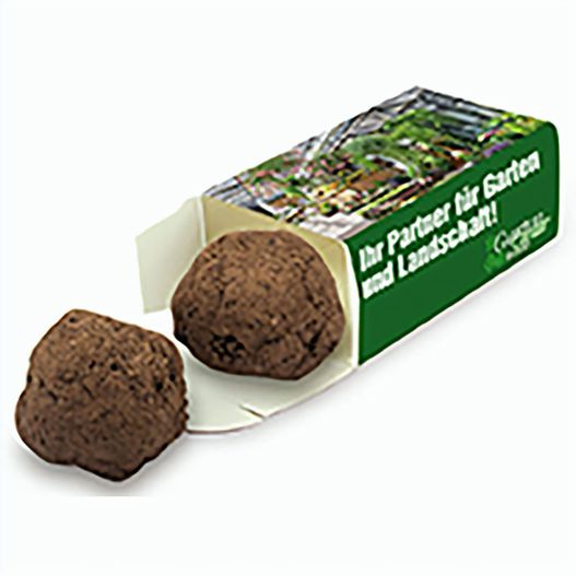 Flower-Balls in der Box mit Samen - 2er Box (Bild 1)