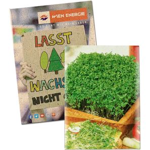 Samentütchen Mini - Graspapier - Gartenkresse