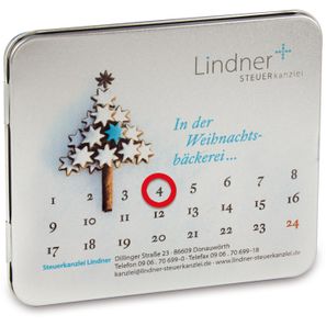 Adventskalender-Dose