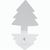 Klappkärtchen Tannenbaum - neutral mit 1-c Logoeindruck (Bild 1)