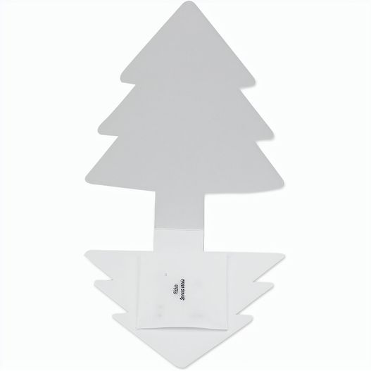 Klappkärtchen Tannenbaum - neutral mit 1-c Logoeindruck (Bild 1)