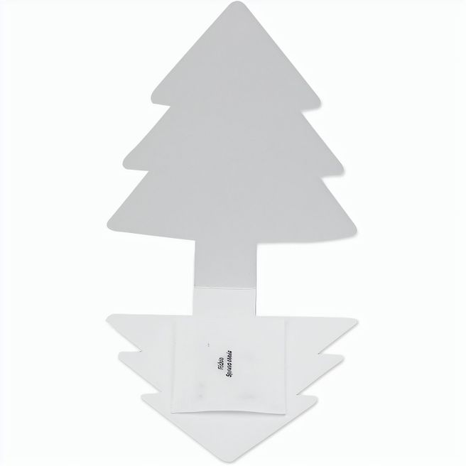 Produktabbildung Klappkärtchen Tannenbaum - neutral mit 1-c Logoeindruck Klappkärtchen Tannenbaum - neutral mit 1-c Logoeindruck