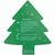 Klappkärtchen Tannenbaum - neutral mit 1-c Logoeindruck (Bild 2)