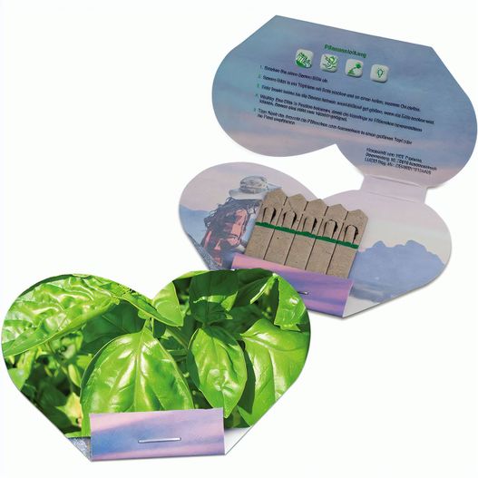 Produktabbildung Samen-Stick - Herz - Basilikum Samen-Stick - Herz - Basilikum (Bild 1)