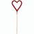 Wondercandle Mini mit Wondercard  - Herz, rot (Bild 2)