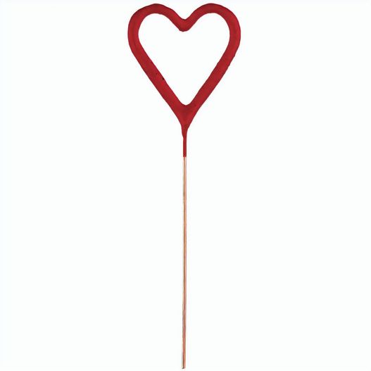 Wondercandle Mini mit Wondercard  - Herz, rot (Bild 1)