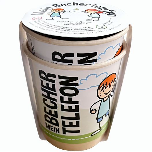 Pappbecher-Telefon - Standard - ohne Druck (Bild 1)