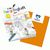 Malbuch / Mal-Set A6 - Recycling - Malbuch mit 1-c Logoeindruck (Bild 2)