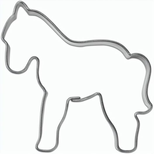 Backförmchen in der Werbetüte - Haustiere - Pferd (Bild 1)