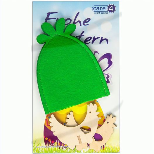 Steckfiguren-Karte Filz Premium - Schneemann Premium 4/4-c (Bild 1)
