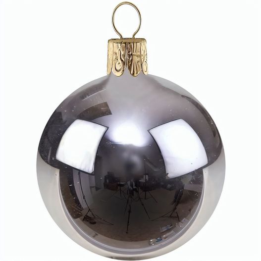 Traditionelle Glaskugel - glanz-silber #103 (Bild 1)