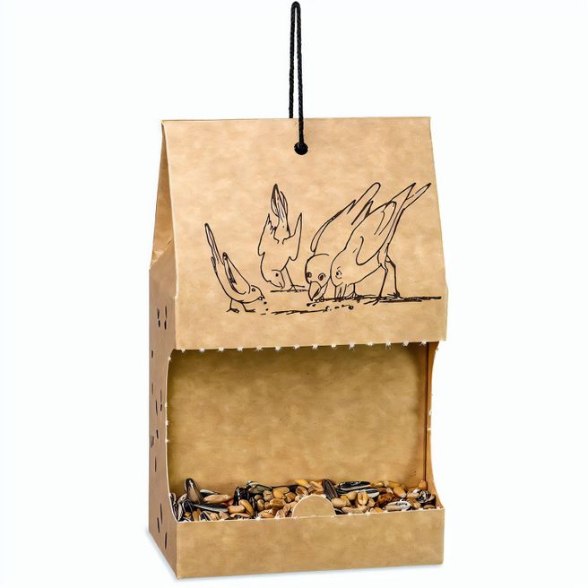 Vogelfutter To-Go - Weihnachten - Werbekarte