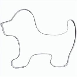 Backförmchen Single-Pack - Haustiere - Hund 4/0-c, Lasergravur
