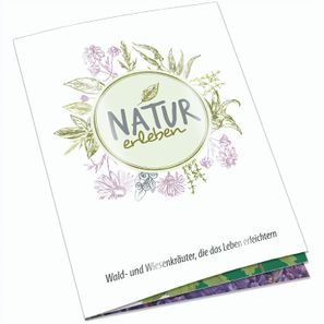 Themen-Set „Natur erleben“ - Heft - mit 1-c Logoeindruck