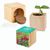 Pflanz-Holz Maxi mit Samen - Sommerblumenmischung, 1 Seite gelasert (Bild 1)