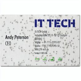 Produktabbildung Samenpapier Visitenkarten - Kräutermischung, Druck 4/0-c Samenpapier Visitenkarten - Kräutermischung, Druck 4/0-c