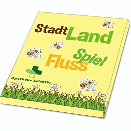 Produktabbildung Stadt-Land-Fluss - Set - individuell - Digitaldruck 4/0-c Stadt-Land-Fluss - Set - individuell - Digitaldruck 4/0-c (Bild 1)