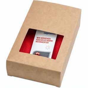 Backförmchen in der Werbetüte - Winter - Haus