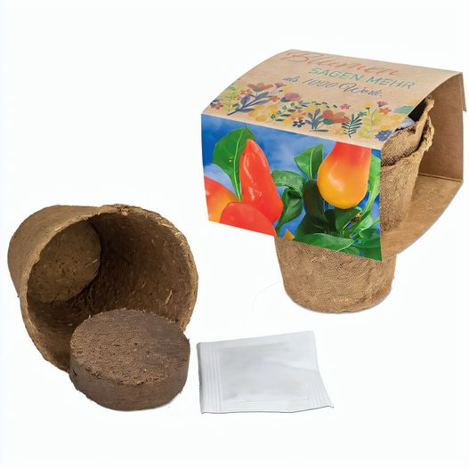 Anzucht-Set mit Samen - Gewürzpaprika (Bild 1)
