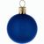 Traditionelle Glaskugel - matt-blau #834