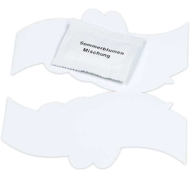 Bienen Klappkärtchen mit Samen - Individuell