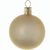 Traditionelle Glaskugel - matt-gold #244