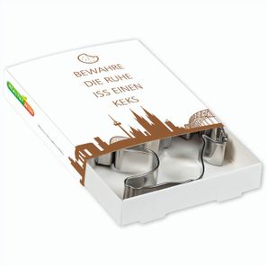 Backförmchen Premium-Box - Xmas - Schneemann + Engel
