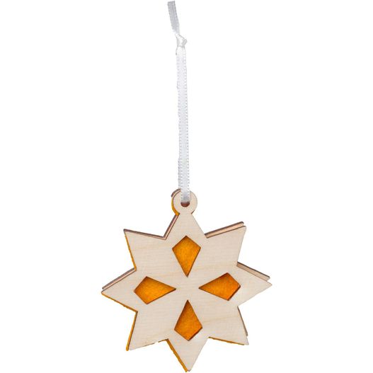 Holz-Filz Anhänger - Stern in Box (Bild 1)
