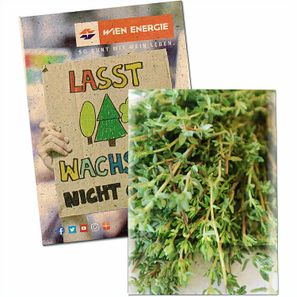 Samentütchen Mini - Graspapier - Thymian