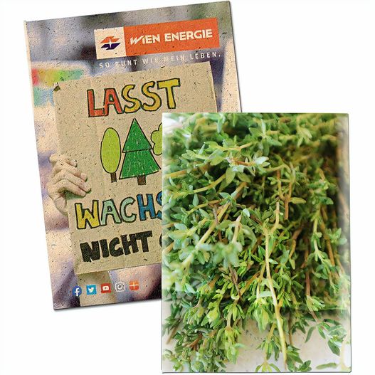 Samentütchen Mini - Graspapier - Thymian (Bild 1)