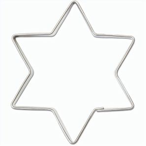 Backförmchen Single-Pack - Weihnachten - Stern 4/0-c