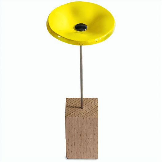 Handgefertigte Glasblume - gelb (Bild 1)