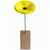 Handgefertigte Glasblume - gelb