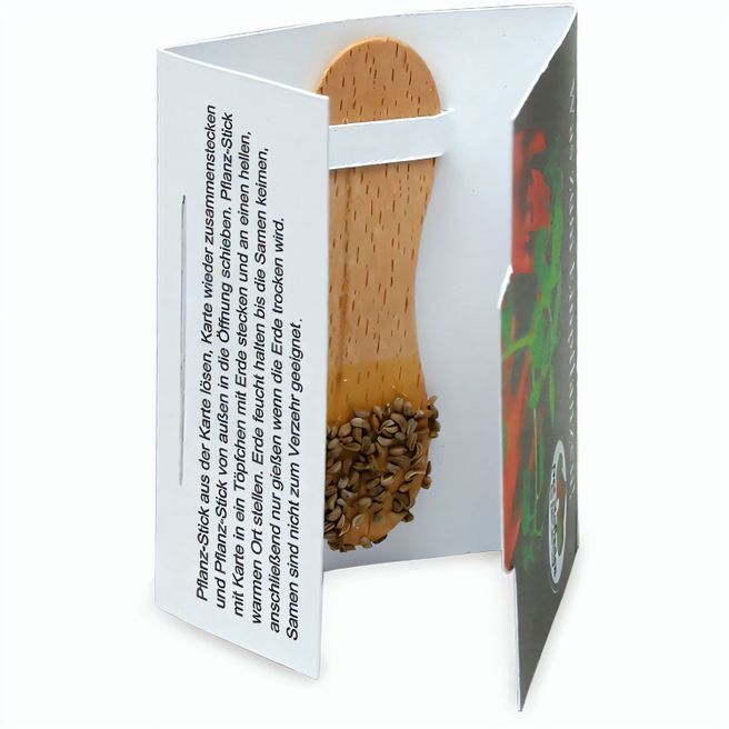 Pflanz-Stick mit Samen - Gartenkresse
