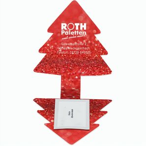 Klappkärtchen Tannenbaum - Druck individuell 4/4-c