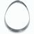 Backförmchen Single-Pack - Ostern - Ei 4/4-c, Lasergravur (Bild 1)